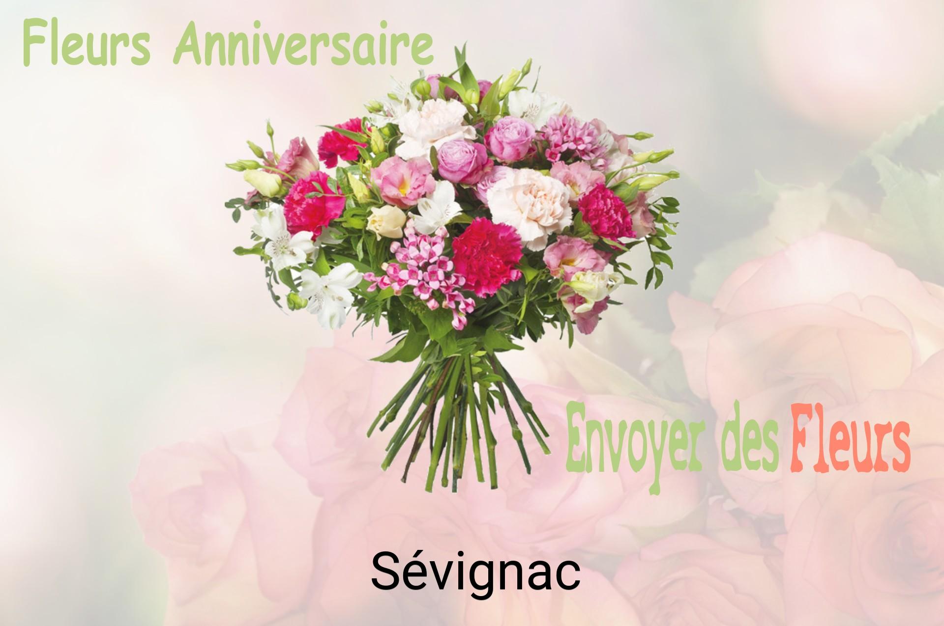 Bouquet de fleurs d’anniversaire livré à Sévignac